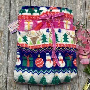 Women's Plush Cozy Fleece Sleep Lounge Joggers Pajama Pants Size 3X